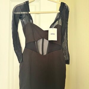 Nookie Sade Longe Sleeve Mini Dress